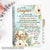 Mom to daughter, Teddy bear, White poppy flower, I am so proud of you - Family Spiral Journal