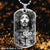 Jesus drawing, Black and white painting, Crown of thorn, Be still and know that I am God - Jesus Dog Tag
