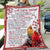 Cardinal couple, Cranberry, Love message, As I sit in heaven - Heaven Blanket