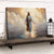 Jesus Walking on Water, Beautiful Sunrise Landscape Canvas Prints, Wall Art