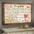 To my wife, The Love Letter, Heart Bicycle, I love you the most - Couple Landscape Canvas Prints, Wall Art