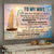 To my wife, Sailboat painting, Sunset Ocean, I'm so in love with you - Couple Portrait Canvas Prints, Wall Art