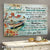 To my husband, On the river, The boat, Thank you for coming into my life - Couple Portrait Canvas Prints, Wall Art
