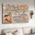 Horse couple, Brown horse painting, Wooden Background, I choose you - Couple Landscape Canvas Prints, Wall Art