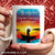 Sunset on the sea, Couple silhouette, Every time I look at you, I fall in love again - Couple White Mug