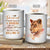 Watercolor lion, I'd grow up to be a spoiled wife of a grumpy old man - Couple White Mug