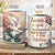 Dove drawing, Jasmine flower, Loving you is a wonderful way to spend my lifetime - Couple AOP Mug