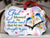 God bless the broken road that led me straight to you - Bird painting Aluminum Ornament