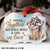 Couple, Cute otters, And so together we have built the life we love - Aluminum Ornament