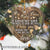 My only love - I love my life because it gave me you - Heart Ceramic Ornament