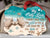 Couple - Sand turtle on the beach - Life gave me the love of you - Aluminum Ornament