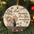 Couple - I promise to love you for the rest of my life - Circle Ceramic Ornament