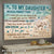 Dad to daughter, Sand turtle, Life gave me the love of you - Family Landscape Canvas Prints, Wall Art