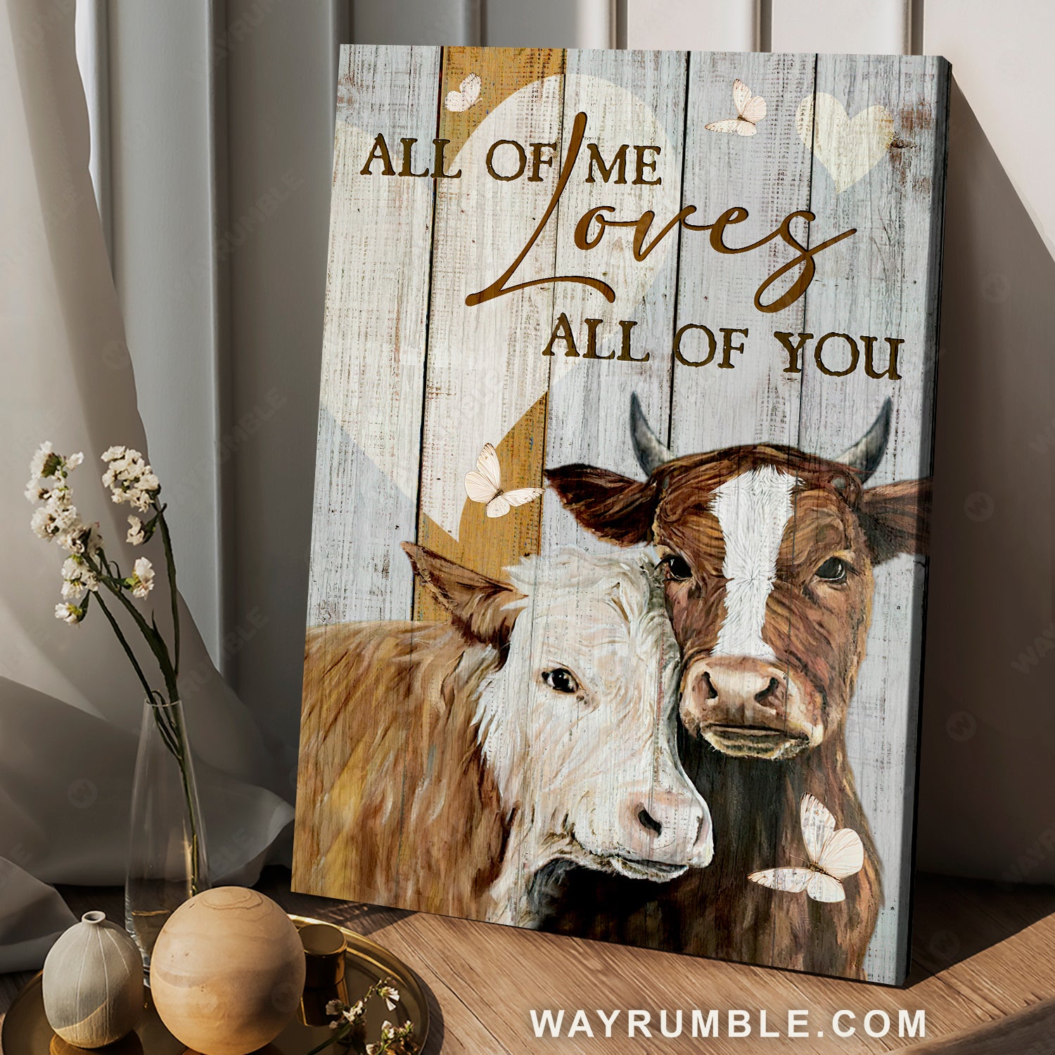 Highland cow, Cow drawing, Pretty butterfly, All of me loves all of you - Family Portrait Canvas Prints, Wall Art