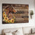 Daughter to dad, Quarter horse, Sunflower wreath, Thank you for always being there - Family Landscape Canvas Prints, Wall Art