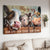 Watercolor dairy cow, Happy farm, Animal drawing, This is us - Family Landscape Canvas Prints, Wall Art