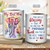 Daughter to mom, Colorful elephant drawing, Red heart, Thank you for all the best things you do for me - Family White Mug
