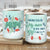 Daughter to mom, Red flower painting, Having you as my mom is the only gift I need - Family AOP Mug
