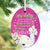 Mom to daughter - Elephant - I promise to love you for the rest of my life - Oval Ceramic Ornament