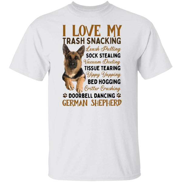 German Shepherd, I love my German Shepherd Dog Apparel Wayrumble
