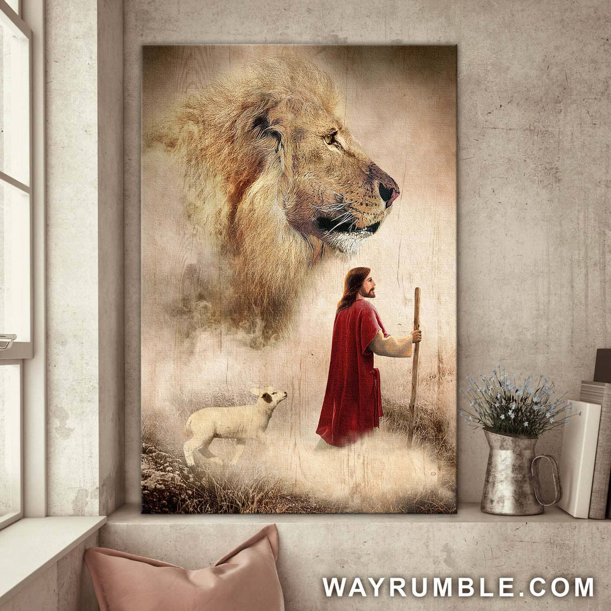 Jesus painting, Lion king, Animal drawing - Jesus Portrait Canvas Prints, Wall Art