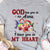 Hummingbird couple, heart shape, God has you in his arm, I have you in my heart - Heaven White Apparel