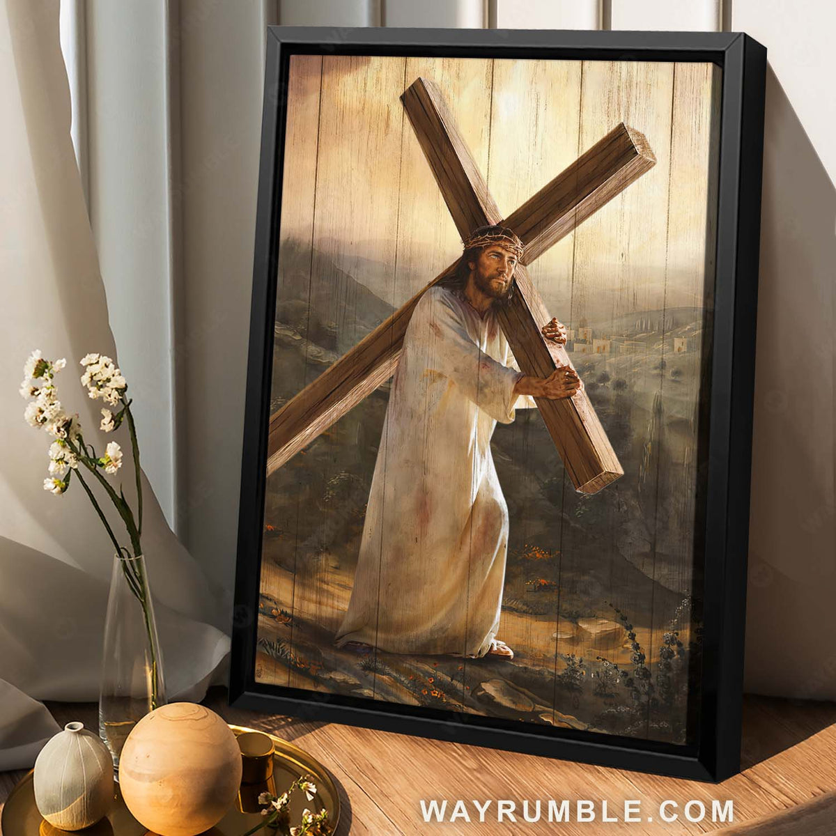 jesus carrying the cross images