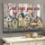 Cardinal painting, Vintage bird house, God says you are - Jesus Landscape Canvas Prints, Wall Art