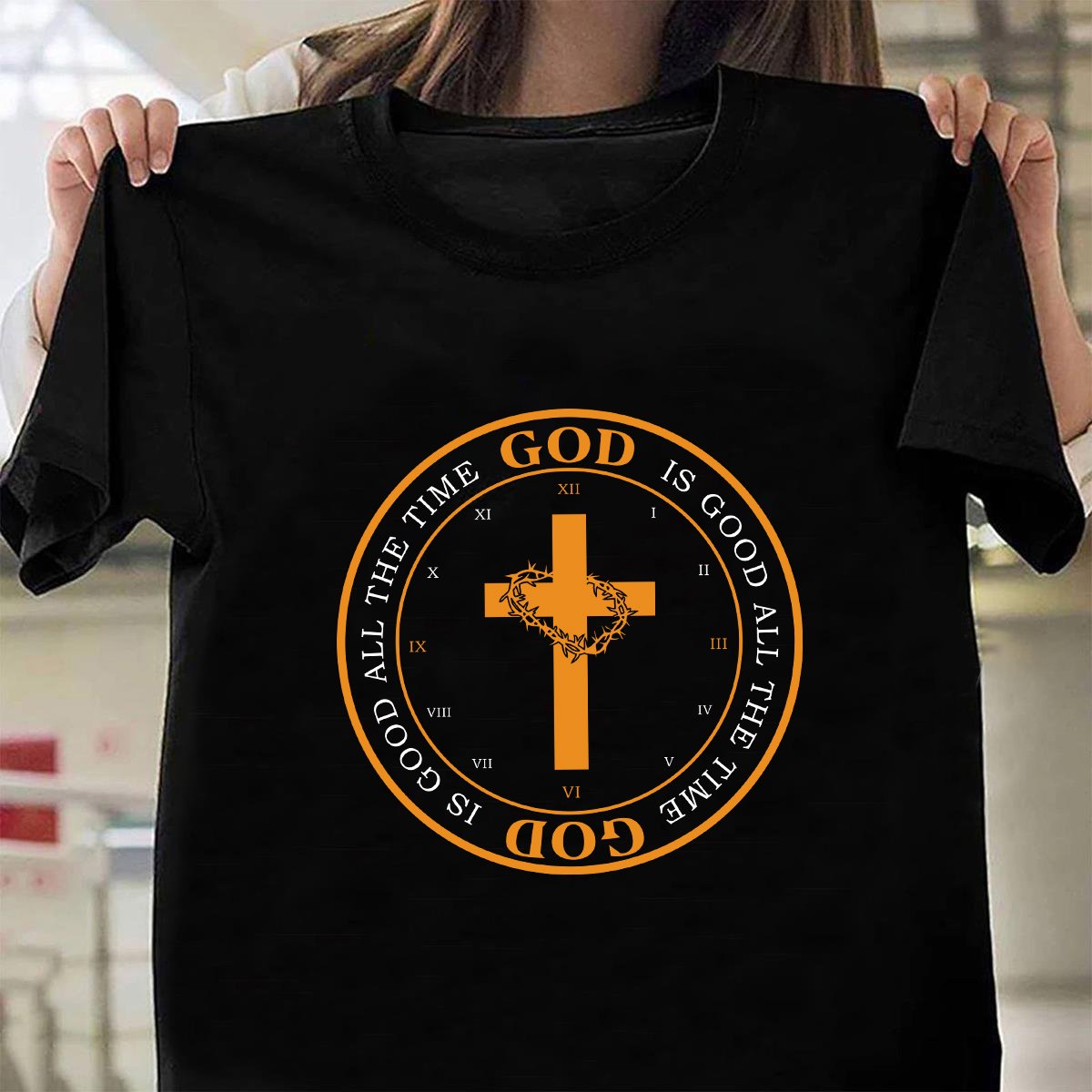 God is good all the time - Jesus Black Apparel