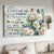Blue daisy, White camellia, Beautiful butterfly, If tears could build a stairway - Heaven Landscape Canvas Prints, Wall Art