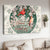 Circle frame, Red cardinal, Spring garden, A hug sent from heaven - Heaven Landscape Canvas Prints, Wall Art
