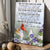 Purple petunia flower, Pretty cardinal, The day God took you home - Heaven Portrait Canvas Prints, Wall Art