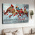 Unique cardinal, Lovely drawing, Cranberry forest, A big piece of my heart - Heaven Landscape Canvas Prints, Home Decor Wall Art
