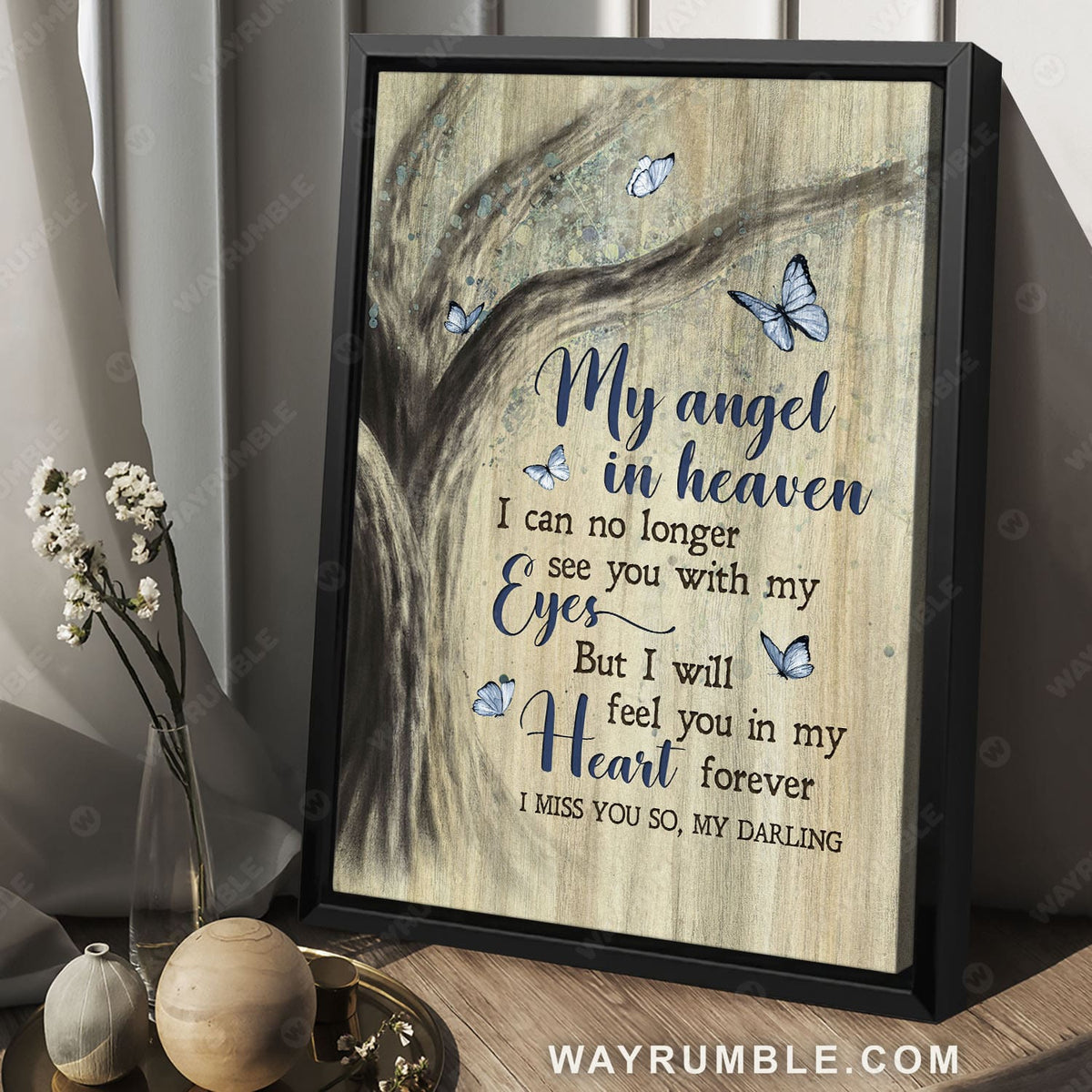 Old growth forest, Pretty butterfly, Autumn drawing, My angel in heaven - Heaven Portrait Canvas Prints, Wall Art