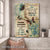 Vintage flower vase, Those we love don't go away - Heaven Portrait Canvas Prints, Wall Art