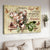 Vintage rose, Monarch butterfly, Daisy flower, It's hard to forget someone - Heaven Landscape Canvas Prints, Wall Art