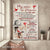 Cardinal painting, Vintage garden, I think of you in silence - Heaven Portrait Canvas Prints, Wall Art