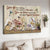 Vintage plate, Tea cups, Oil lamp, Your life was a blessing - Heaven Landscape Canvas Prints, Wall Art
