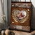 Cardinal painting, Hand of God, Heart shape wooden background, Be still and know that I am God - Heaven Portrait Canvas Prints, Wall Art
