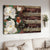 White flower, Hummingbird, Vintage picture, Always loved- Heaven Landscape Canvas Prints, Wall Art