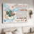 Flower painting, Vintage, Letter from heaven, I'm right here in your heart - Heaven Landscape Canvas Prints, Wall Art