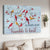 Colorful cardinal, Cranberry tree, Blue cloud, Always stay humble and kind - Heaven Landscape Canvas Prints, Wall Art