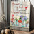 Hydrangea and rose jars, Cardinal, Vintage flower, My soul knows you are at peace - Heaven Portrait Canvas Prints, Wall Art