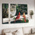 Cat looking out window, Cardinals painting, Those we love don't go away - Heaven Landscape Canvas Prints, Wall Art