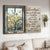 Daisy flower, Glass bottle, Blue butterfly, Window frame, I'll miss you until we meet again - Heaven Landscape Canvas Prints, Wall Art