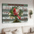 Red cardinal, Bleeding heart vine, Prayer for my Dad- Heaven Landscape Canvas Prints, Wall Art