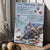 Cute Hummingbird, Dog drawing, Snow painting, Paw prints on my heart - Heaven Landscape Canvas Prints, Wall Art 