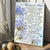 Agapanthus drawing, Blue butterfly, The day God took you home - Heaven Portrait Canvas Prints, Wall Art