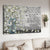 Beautiful white flower vase, Subtle background, They say time will heal - Heaven Landscape Canvas Prints, Wall Art