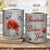 Beautiful poppy drawing, Blue butterfly, Sometimes I just still can't believe you are gone - Heaven AOP Mug